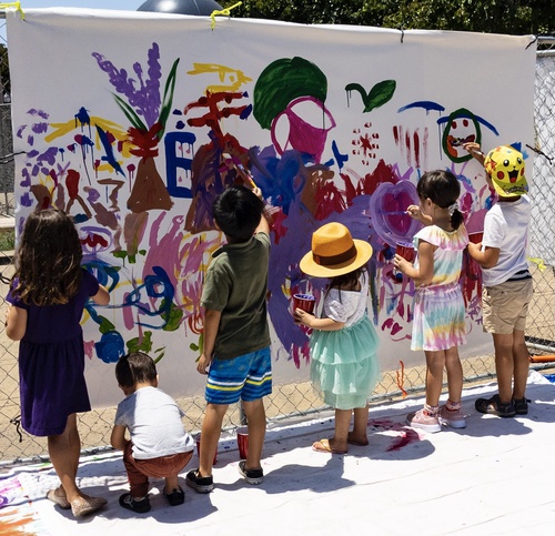 Image for Creation Station: Community Painting & Chalk Art