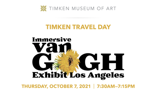 Image for TIMKEN TRAVEL DAY  Immersive Van Gogh Exhibit Los Angeles 