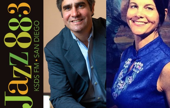 Jazz 88.3 KSDS-FM San Diego Interview with Derrick Cartwright and Elizabeth Washburn
