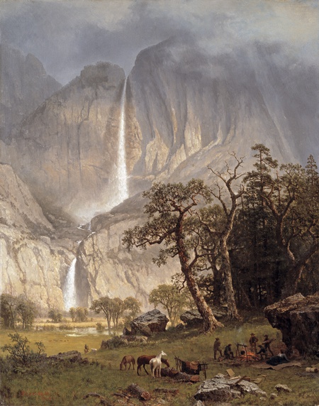 Work of the Week: Albert Bierstadt, Cho-Looke, The Yosemite Fall, 1864