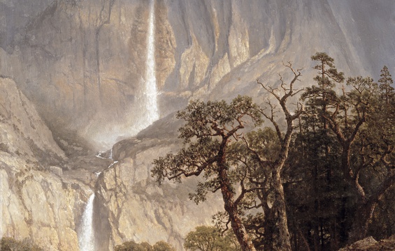 Work of the Week: Albert Bierstadt, Cho-Looke, The Yosemite Fall, 1864