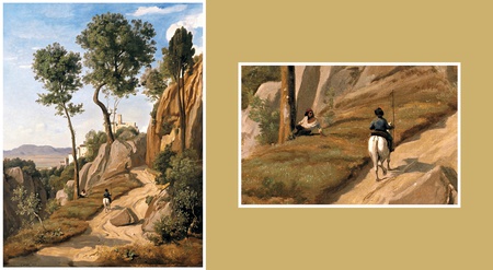 Work of the Week: Jean-Baptiste-Camille Corot, View of Volterra, 1838