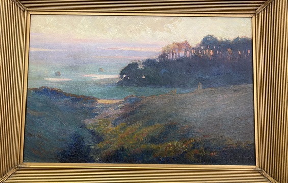 Work of the Week: Arthur Wesley Dow, Bayberry Hill, Sunset, 1907