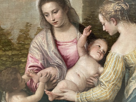 Work of the Week: Paolo Caliari, called Veronese, Madonna and Child with St. Elizabeth, the Infant St. John the Baptist, and St. Catherine, c. 1565-70