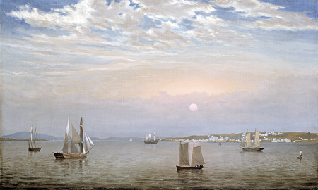 Work of the Week: Fitz Henry Lane, Castine Harbor and Town, 1851