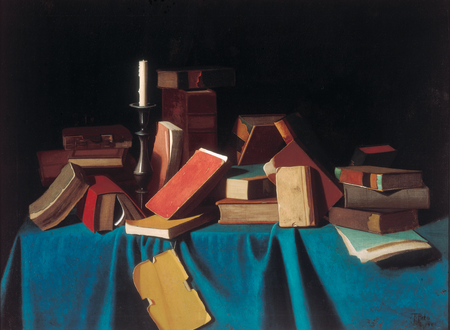 Work of the Week: John Frederick Peto’s In the Library, c. 1900
