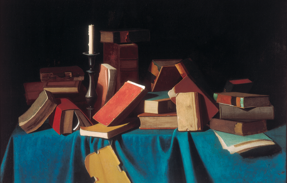 Work of the Week: John Frederick Peto’s In the Library, c. 1900
