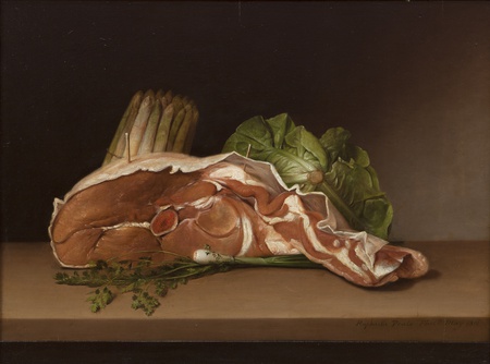 Work of the Week: Raphaelle Peale, Cutlet and Vegetables, 1816