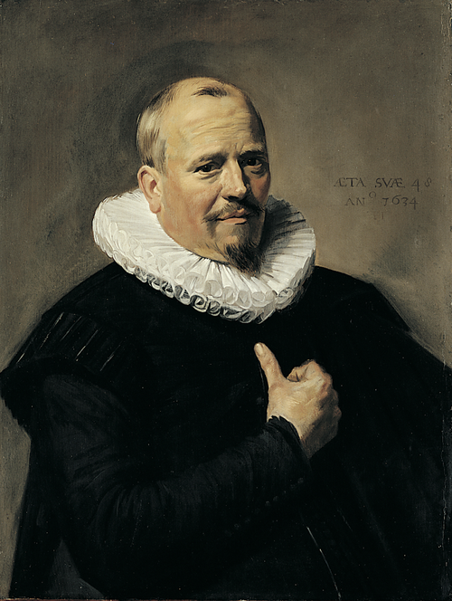 Full view of Portrait of a Man