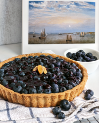 Blueberry Almond Tart